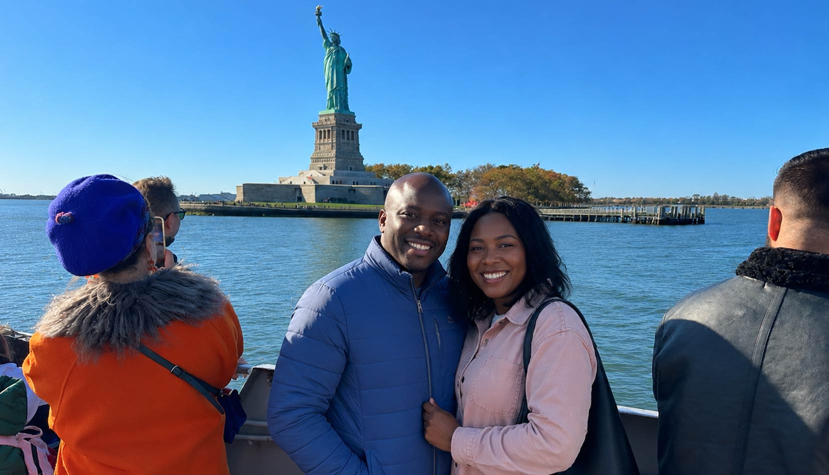 NYC sightseeing cruise with Statue of Liberty views